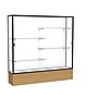Ghent 72" x 72" Metal & Glass display case Autumn Oak~#|#~m001686634_sc7