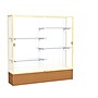 Ghent 72" x 72" Wood, Aluminum & Glass Series Case, Carmel Oak~#|#~m001686637_sc7