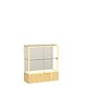 Ghent 40" x 36" Metal & Glass Trophy Display Case, Light Oak~#|#~m001686648_sc7