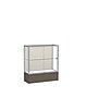Ghent 40" x 36" Wood, Aluminum & Glass Display Case, Walnut~#|#~m001686651_sc7
