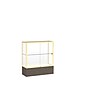 Ghent 36" x 40" Metal & Glass Reliant Series Case, Walnut~#|#~m001686655_sc7