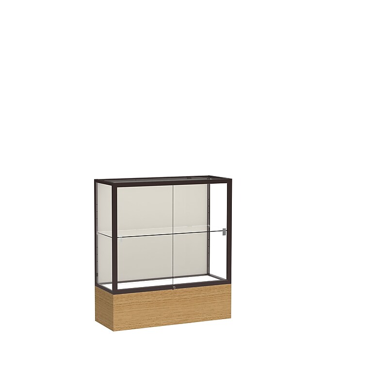 Ghent 40" x 36" Glass & Aluminum Counter Case Dark Bronze & Autumn (2281PB-BZ-AK) image 1