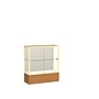 Ghent 40" x 36" Metal & Glass Trophy Display Case, Carmel Oak~#|#~m001686667_sc7