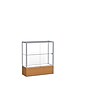 Ghent 36" x 40" Aluminum & Wood Display Case, Carmel~#|#~m001686675_sc7