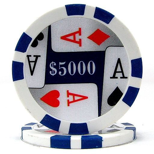 Trademark Poker Premium 4 Aces Poker Chips