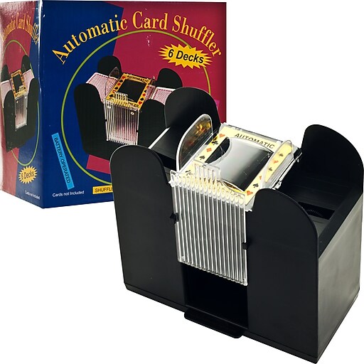 Trademark Poker 6Deck Automatic Card Shuffler (191344123477) Staples