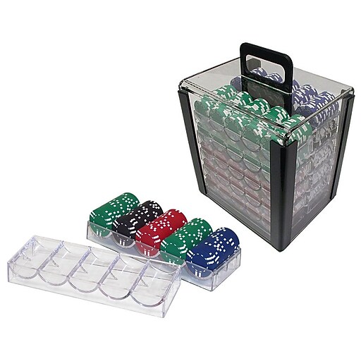 Trademark Poker™ 1000 Chips Capacity Poker Chip Carrier With Trays