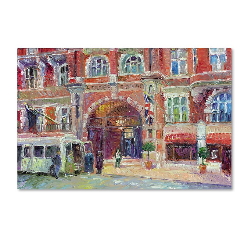 Trademark Richard Wallich "London" Gallery-Wrapped Canvas Art, 12" x 19" image 1