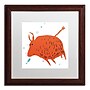 Trademark Carla Martell "Buffalo Love" Art, White Matte W/Wood Frame, 16" x 16"~#|#~m001695297_sc7