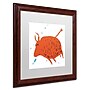 Trademark Carla Martell "Buffalo Love" Art, White Matte W/Wood Frame, 16" x 16"~#|#~m001695298_sc7