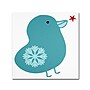Trademark Carla Martell "Snowflake Bird" Gallery-Wrapped Canvas Art, 14" x 14"~#|#~m001695732_sc7