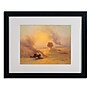 Trademark Johann Frey "Caravan Caught in Sinum Wind" Art, White Matte With Black Frame, 16" x 20"~#|#~m001696116_sc7