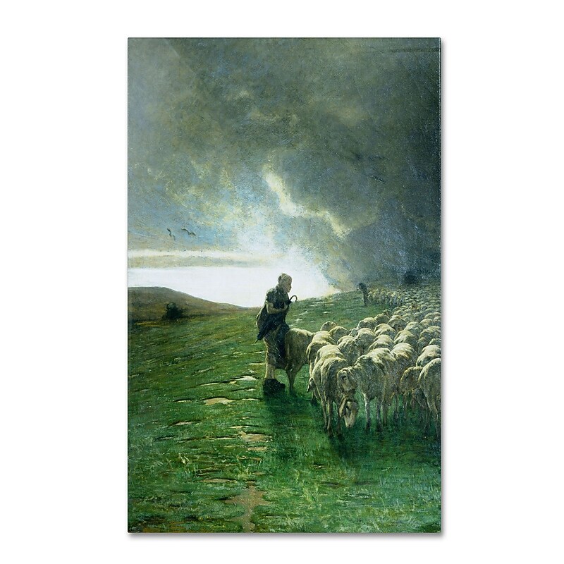 Trademark Giovanni Segantini "After Storm" Gallery-Wrapped Canvas Art, 12" x 19" image 1