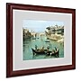 Trademark Canaletto "Arno River and Ponte Vecchio" Art, White Matte With wood Frame, 16" x 20"~#|#~m001696188_sc7