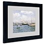 Trademark Maxime Maufra "Departure from Havre 1905" Art, White Matte W/Black Frame, 11" x 14"~#|#~m001696295_sc7