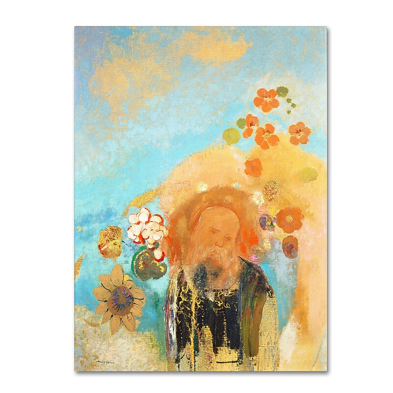 Trademark Odilon Redon "Evocation of Roussel 1912" Gallery-Wrapped Canvas Art, 14" x 19" image 1