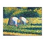Trademark Georges Seurat "Farmers at Work 1882" Gallery-Wrapped Canvas Art, 14" x 19"~#|#~m001696329_sc7