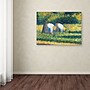 Trademark Georges Seurat "Farmers at Work 1882" Gallery-Wrapped Canvas Art, 14" x 19"~#|#~m001696331_sc7
