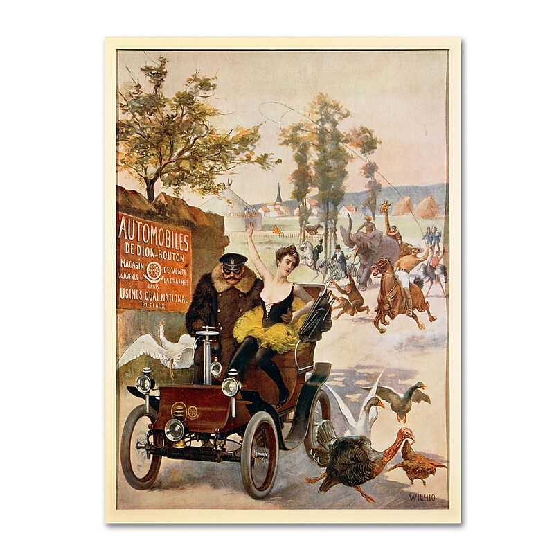 Trademark "Circus Star Kidnapped" Gallery-Wrapped Canvas Art, 24" x 32" image 1