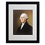 Trademark Gilbert Stuart "George Washington 1821" Art, White Matte W/Black Frame, 16" x 20"~#|#~m001696445_sc7