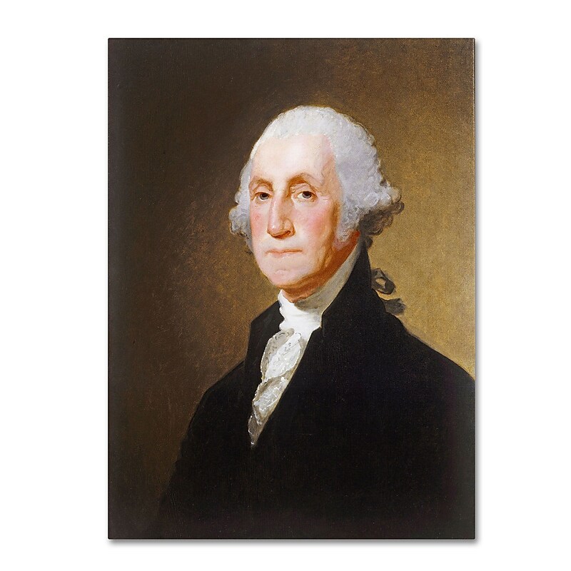 Trademark Gilbert Stuart "George Washington 1821" Gallery-Wrapped Canvas Art, 14" x 19" image 1