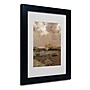 Trademark Jean Cazin "Landscape 1880" Art, White Matte W/Black Frame, 11" x 14"~#|#~m001696519_sc7
