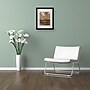 Trademark Jean Cazin "Landscape 1880" Art, White Matte W/Black Frame, 11" x 14"~#|#~m001696521_sc7