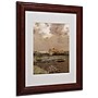 Trademark Jean Cazin "Landscape 1880" Art, White Matte W/Wood Frame, 11" x 14"~#|#~m001696527_sc7