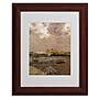 Trademark Jean Cazin "Landscape 1880" Art, White Matte W/Wood Frame, 11" x 14"~#|#~m001696528_sc7