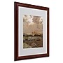 Trademark Jean Cazin "Landscape 1880" Art, White Matte W/Wood Frame, 16" x 20"~#|#~m001696530_sc7