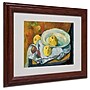 Trademark Paul Serusier "Plate of Apples 1891" Art, White Matte W/Wood Frame, 11" x 14"~#|#~m001696553_sc7