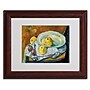 Trademark Paul Serusier "Plate of Apples 1891" Art, White Matte W/Wood Frame, 11" x 14"~#|#~m001696554_sc7