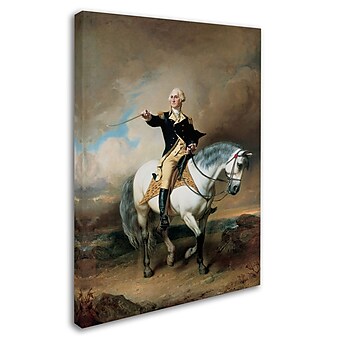 Trademark John Faed "Portrait of George Washington" Gallery-Wrapped Canvas Art, 18" x 24"