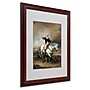 Trademark John Faed "Portrait of George Washington" Art, White Matte With Wood Frame, 16" x 20"~#|#~m001696569_sc7