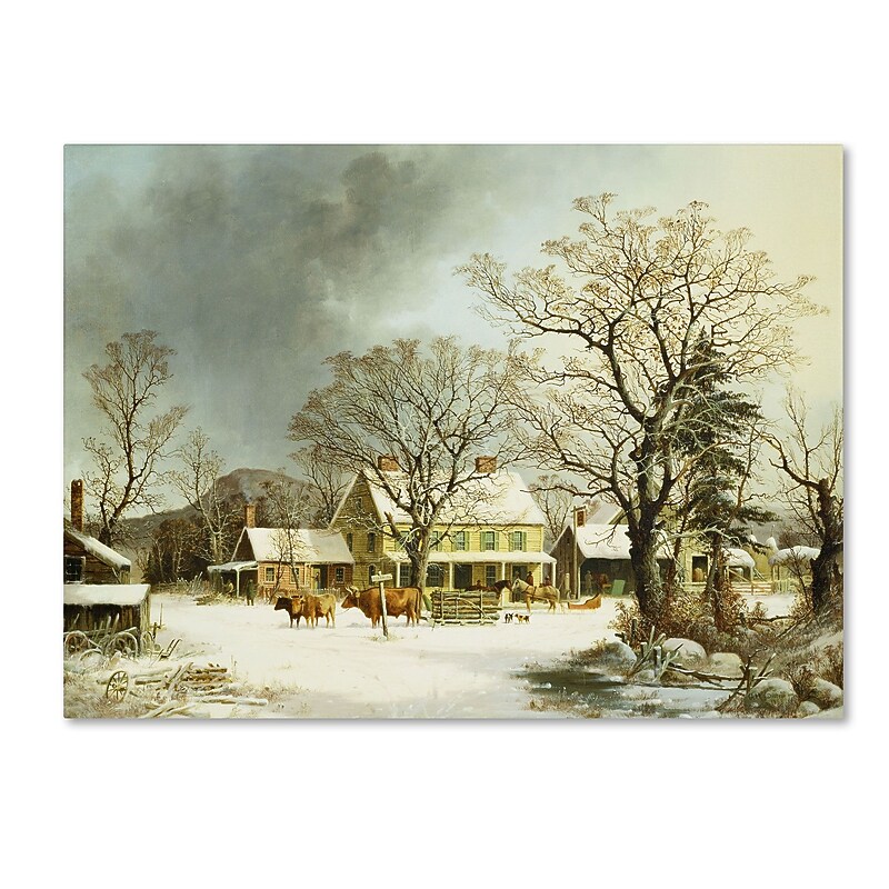 Trademark George Durie "Seven Miles to Salem 1863" Gallery-Wrapped Canvas Art, 14" x 19" image 1