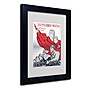 Trademark "Soviet Russian Poster For the.." Art, White Matte W/Black Frame, 11" x 14"~#|#~m001696697_sc7