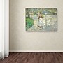 Trademark Childe Hassam "Spring in Central Park 1908" Gallery-Wrapped Canvas Art, 14" x 19"~#|#~m001696730_sc7