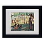 Trademark Georges Seurat "Study on La Grande Jatte" Art, White Matte With Black Frame, 11" x 14"~#|#~m001696753_sc7