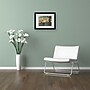 Trademark Georges Seurat "Study on La Grande Jatte" Art, White Matte With Black Frame, 11" x 14"~#|#~m001696754_sc7