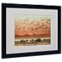 Trademark Gustave Courbet "Black Rocks at Trouville" Art, White Matte With Black Frame, 16" x 20"~#|#~m001696794_sc7