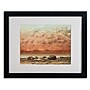 Trademark Gustave Courbet "Black Rocks at Trouville" Art, White Matte With Black Frame, 16" x 20"~#|#~m001696795_sc7
