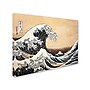 Trademark Katsushika Hokusai "The Great Wave off Kanagawa" Gallery-Wrapped Canvas Art, 24" x 32"~#|#~m001696836_sc7