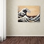 Trademark Katsushika Hokusai "The Great Wave off Kanagawa" Gallery-Wrapped Canvas Art, 24" x 32"~#|#~m001696837_sc7
