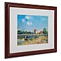 Trademark Alfred Sisley "The Loing Canal" Art, White Matte With wood Frame, 16" x 20"~#|#~m001696854_sc7