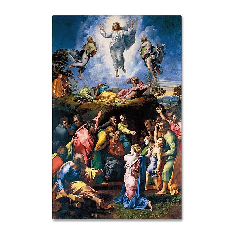 Trademark Raphael "The Transfiguration 1519-20" Gallery-Wrapped Canvas Art, 30" x 47" image 1