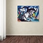Trademark Franz Marc "Two Horses 1913" Gallery-Wrapped Canvas Art, 24" x 32"~#|#~m001696967_sc7