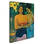 Trademark Paul Gauguin "Two Tahitian Women 1899" Gallery-Wrapped Canvas Art, 14" x 19"~#|#~m001696979_sc7