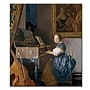 Trademark Jan Vermeer "A Young Lady Seated at the Virginal" Gallery-Wrapped Canvas Art, 28" x 32"~#|#~m001697054_sc7