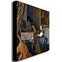 Trademark Jan Vermeer "A Young Lady Seated at the Virginal" Gallery-Wrapped Canvas Art, 28" x 32"~#|#~m001697055_sc7