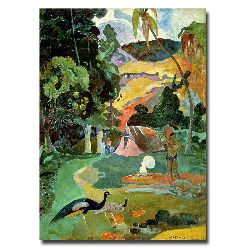 Trademark Paul Gauguin "Matamoe" Gallery-Wrapped Canvas Art, 24" x 18" image 1